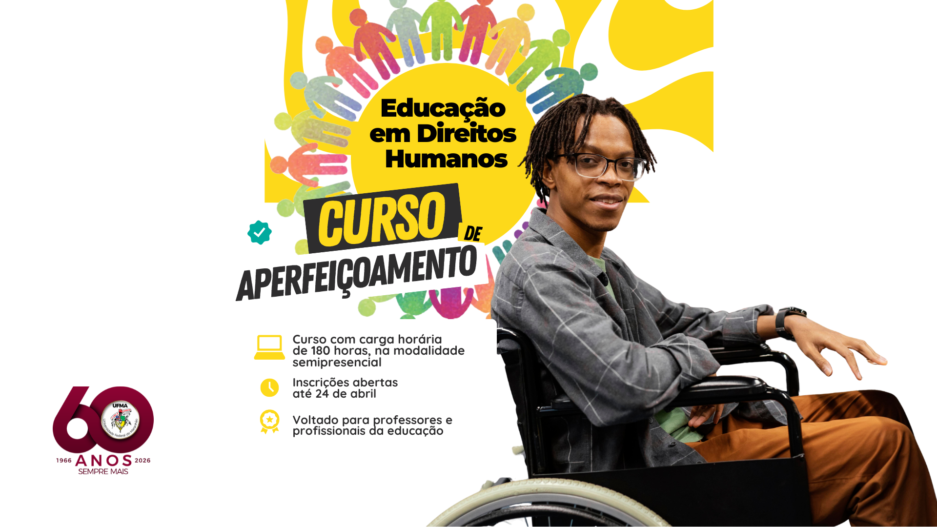 UFMA, em parceria com o MEC, lança curso de Educação em Direitos Humanos para educadores