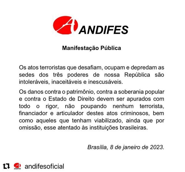 Nota da Andifes, sobre invasão nos Três Poderes.jpg