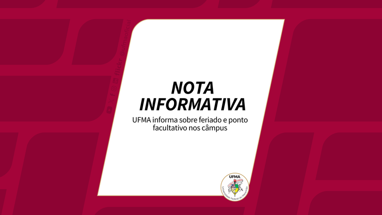 UFMA informa sobre feriado e ponto facultativo nos câmpus