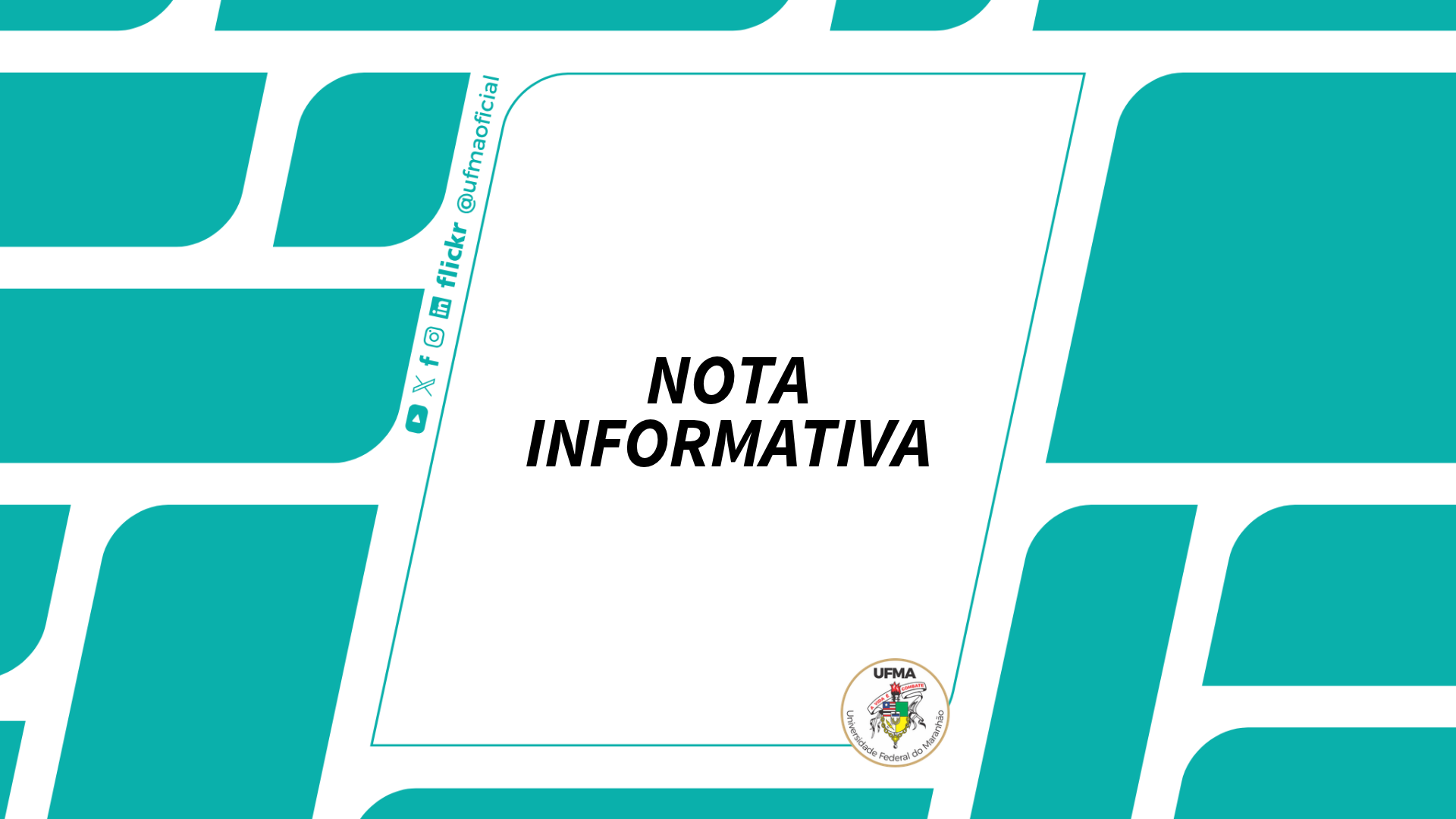 UFMA informa sobre funcionamento acadêmico e administrativo na sexta-feira, 23, e segunda-feira, 26 de outubro