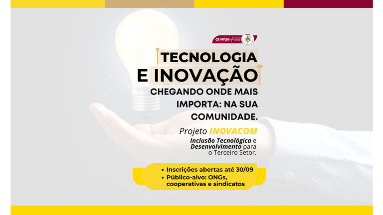 UFMA lança projeto de extensão INOVACOM para promover inclusão tecnológica e desenvolvimento em comunidades periféricas de São Luís