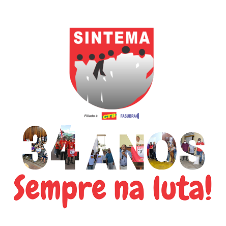 UFMA parabeniza Sintema pelos 34 anos de fundação