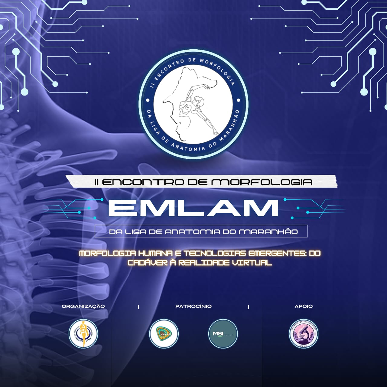 UFMA promove II Encontro de Morfologia da Liga de Anatomia do Maranhão (Emlam)