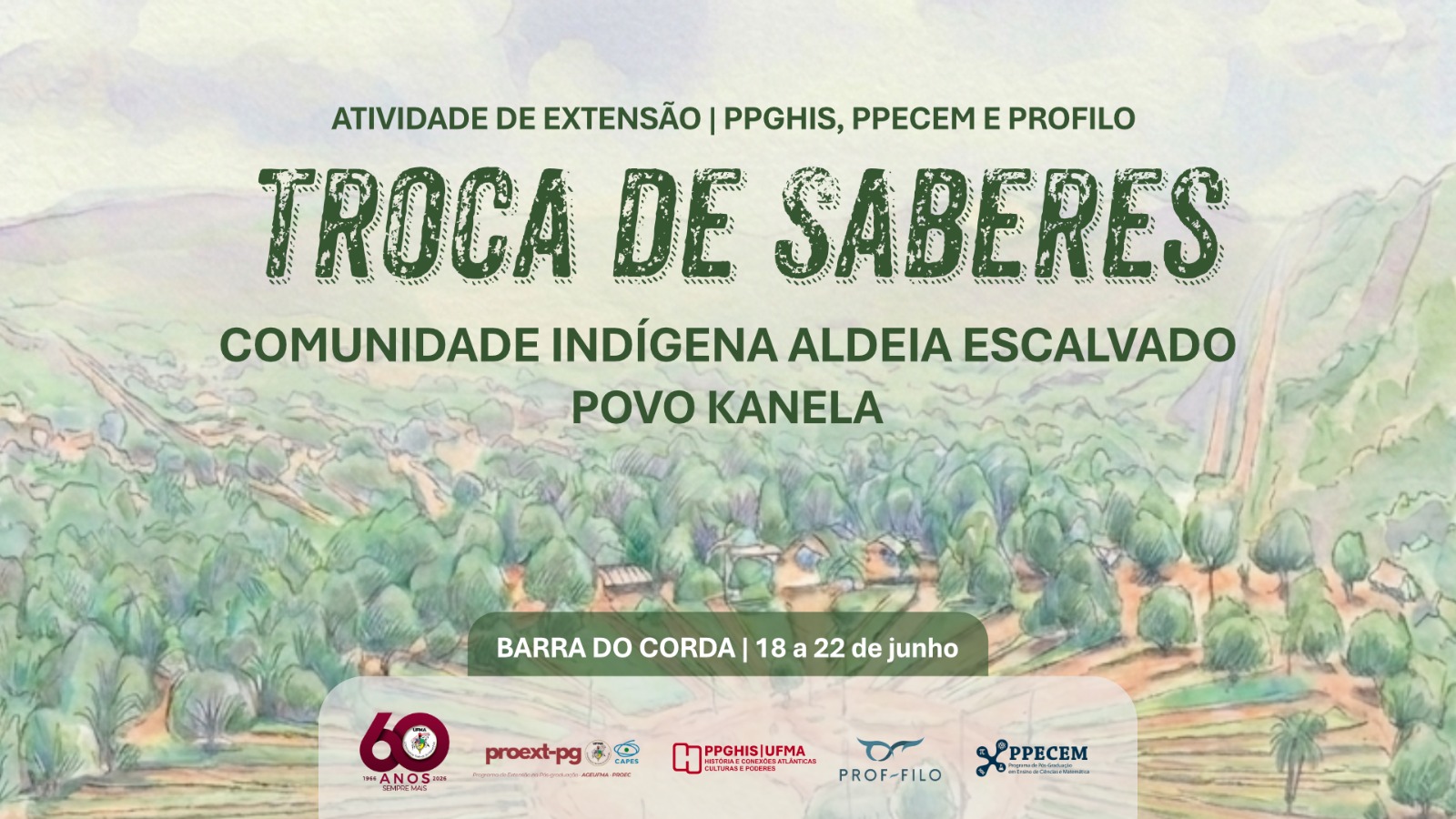 UFMA promove intercâmbio entre universidade e comunidade indígena do povo Kanela em Barra do Corda