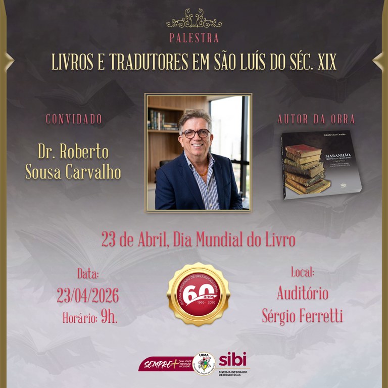 UFMA promove palestra sobre mercado editorial de traduções maranhenses