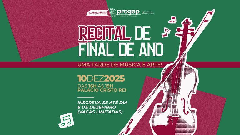 UFMA promove Recital de Final de Ano para servidores e colaboradores da instituição
