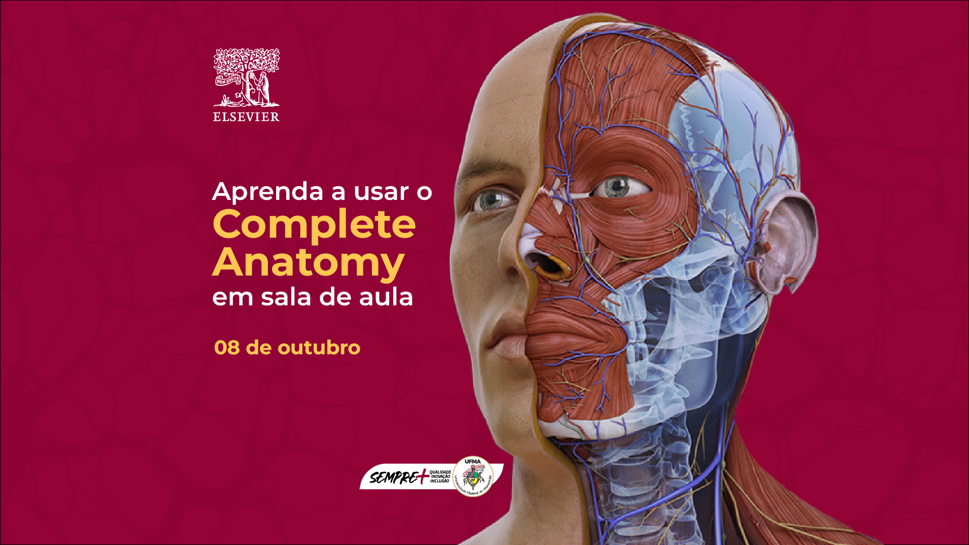 UFMA promove webnário sobre uso do Complete Anatomy