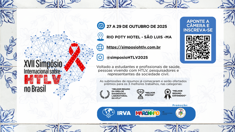 UFMA promove XVII Simpósio Internacional sobre HTLV, em São Luís