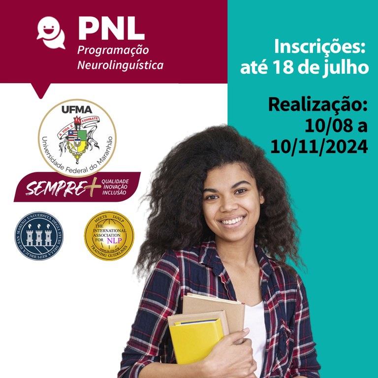 UFMA prorroga inscrições para o curso de Programação Neurolinguística até quinta-feira, 18