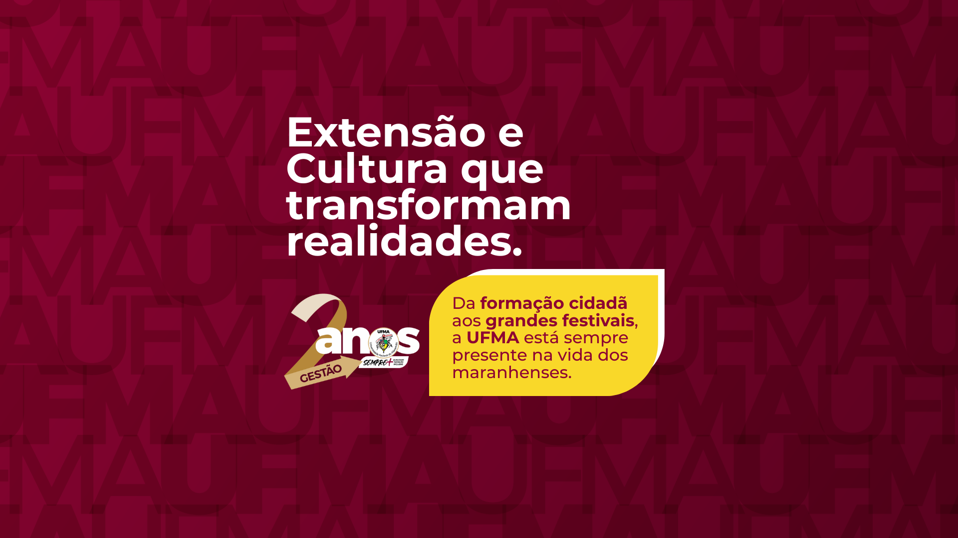 UFMA que transforma o Maranhão: extensão e interiorização marcam dois anos de gestão