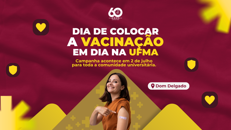 UFMA realiza Campanha de Multivacinação no Câmpus São Luís na próxima quinta-feira, 2 de julho