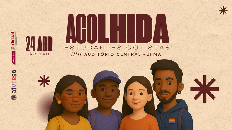 UFMA realiza evento de acolhida para estudantes cotistas nessa quinta-feira, 24