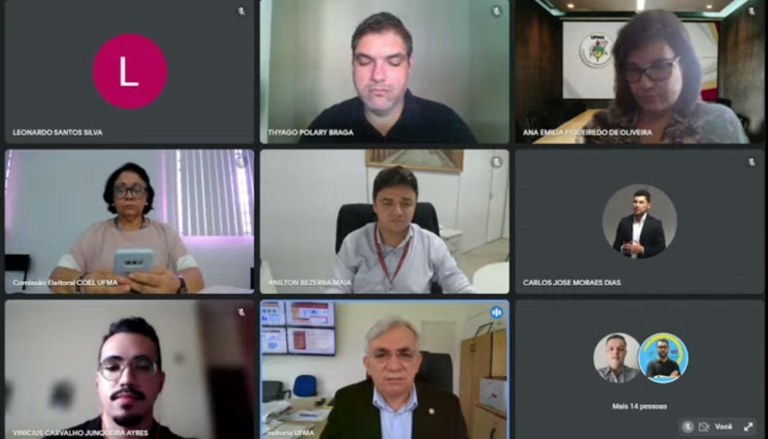 UFMA realiza Webinário sobre o sistema de votação na Consulta Pública para reitor(a) e vice-reitor(a)