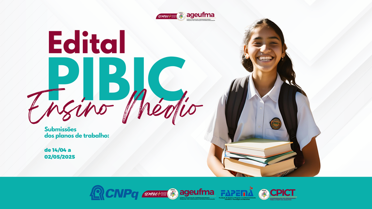 UFMA recebe propostas de planos de trabalhos para PIBIC Ensino Médio