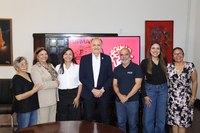 A verba de R$ 1 milhão foi anunciada durante encontro entre representantes da Universidade e a comitiva da parlamentar, no Palácio Cristo Rei