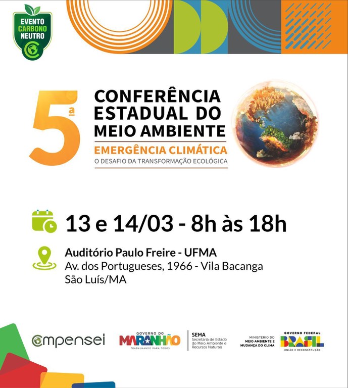 UFMA sediará a 5ª Conferência Estadual do Meio Ambiente