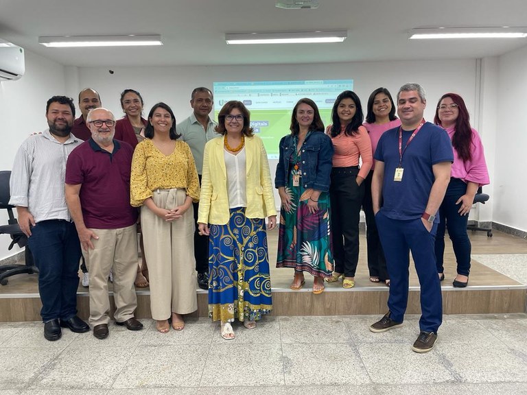 UNA-SUS/UFMA recebe visita da Coordenadora de Pesquisas da Secretaria Executiva do Sistema UNA-SUS, Kellen Gasque