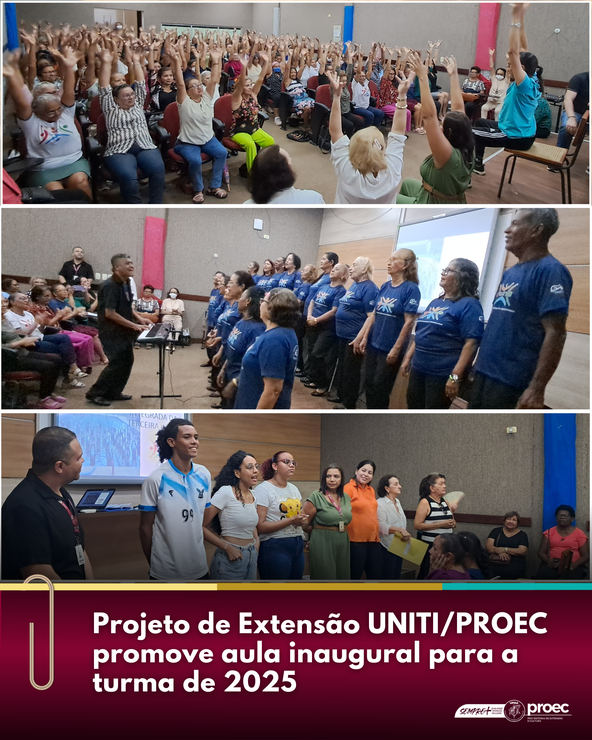 Uniti realiza aula inagural para a turma de 2025