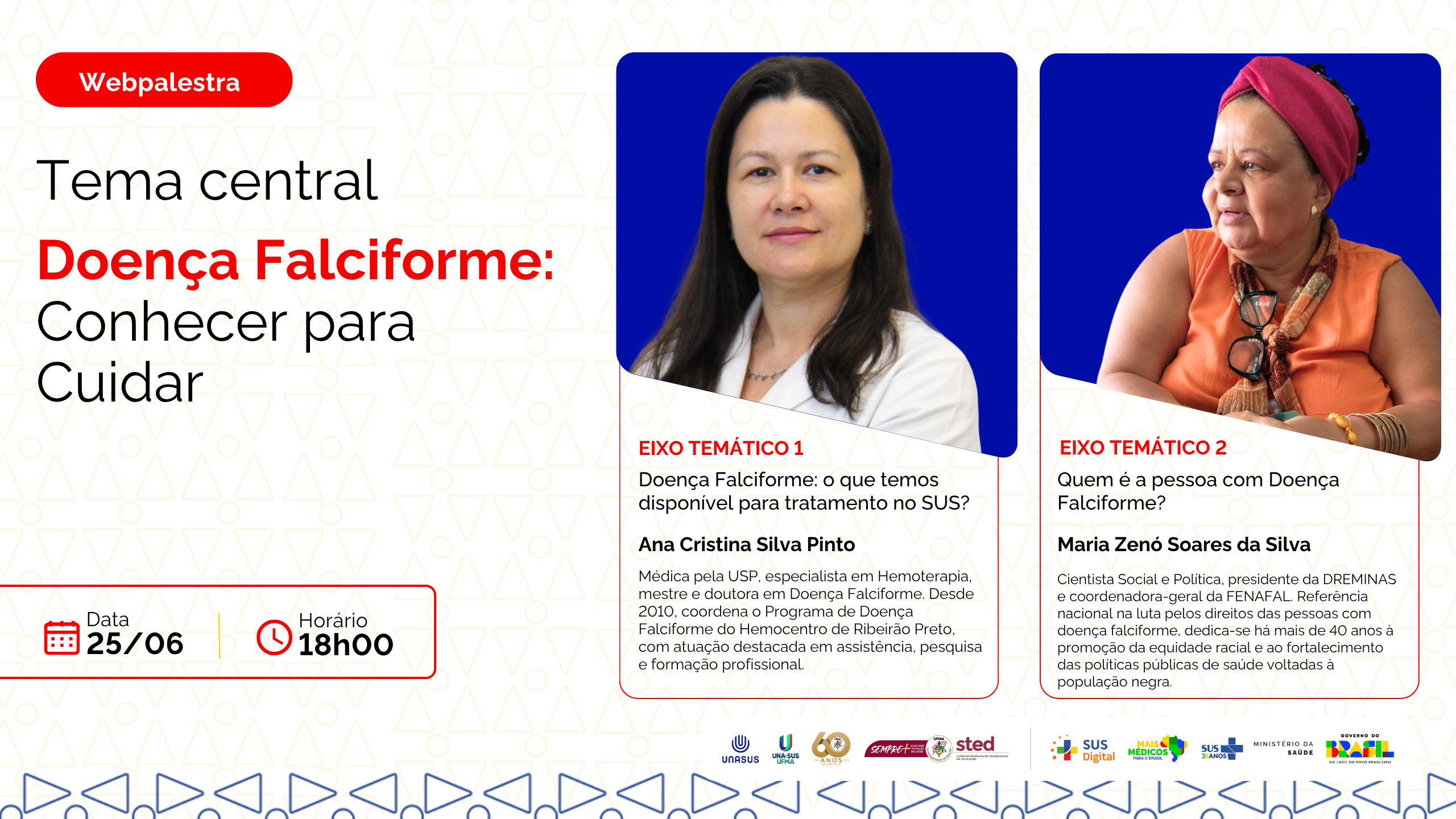 Webpalestra debate Doença Falciforme e reforça importância do cuidado integral no SUS
