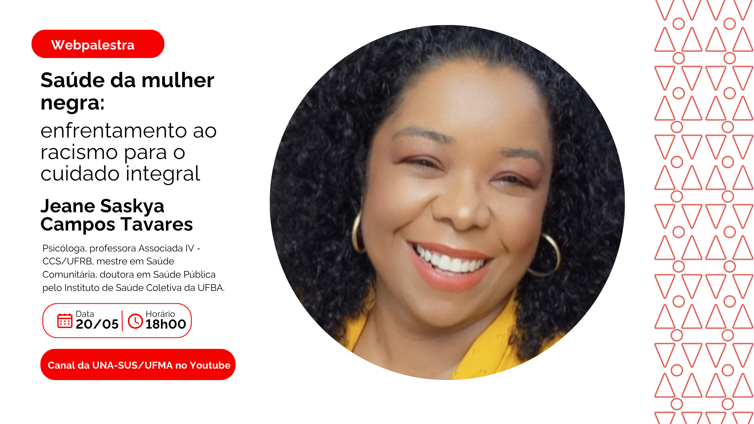 Webpalestra debate racismo e cuidado integral na saúde da mulher negra