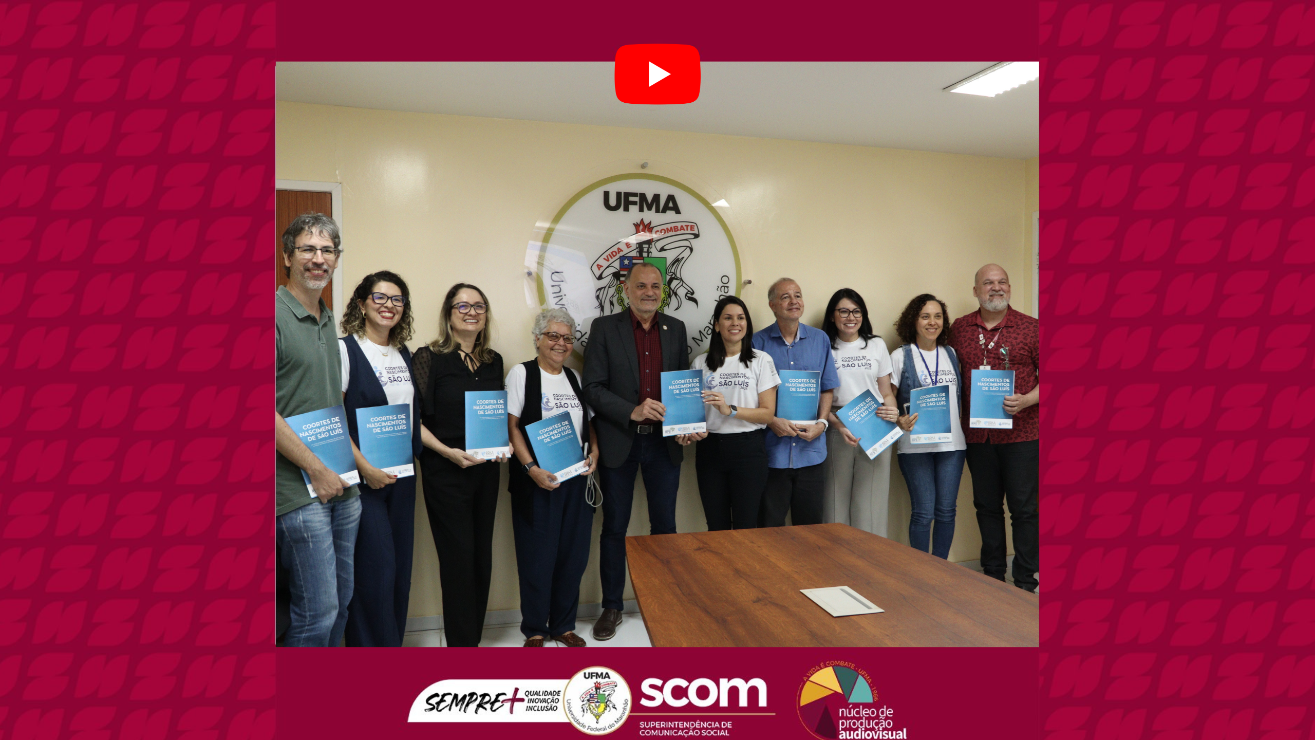 Pesquisadores apresentam dados das Coortes de Nascimentos de São Luís ao reitor e discutem ações para fortalecimento das pesquisas