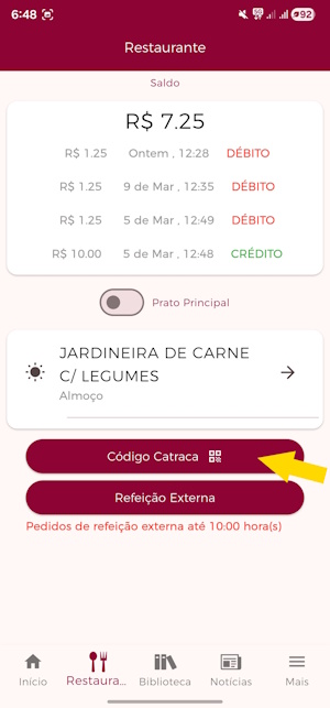 04 - Tela Restaurante