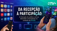 A dissertação apresenta um aplicativo de interação tendo a emissora como referência