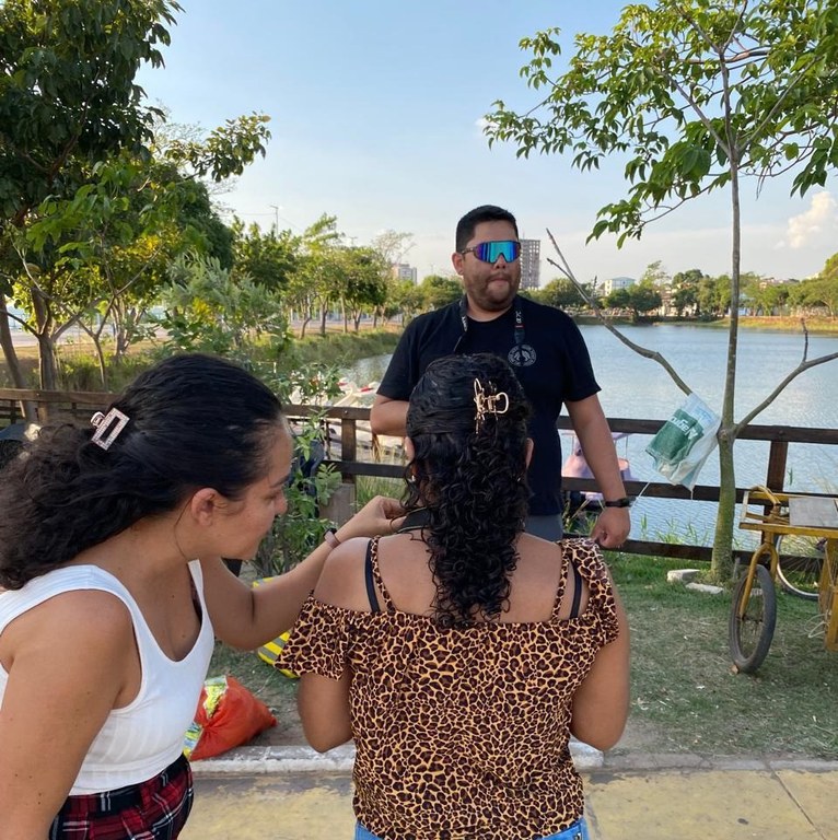 Segundo Juliana, a orientação da Professora Michelly Santos de Carvalho e da Técnica Rosana Ferreira Barros foi fundamental para a execução do ensaio - Foto acervo.jpeg