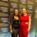 A acadêmica Luana Costa (esq) e a Profa. Tatiana Lemos integram o Grupo de Pesquisa em Ciência e Tecnologia de Alimentos da UFMA.jpg