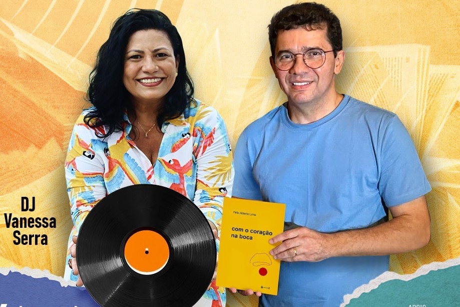 Félix Alberto Lima lança “Com o Coração na Boca” no Sarau Vinil & Poesia