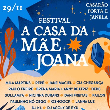 Festival A Casa da Mãe Joana celebra 10 anos de poesia e arte maranhense no Centro Histórico