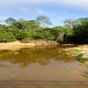 Área próxima ao garimpo, conhecida como Igarapé Cachoeira