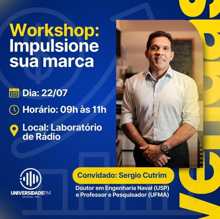 Prof. Sérgio Cutrim ministra workshop de estratégias de marketing na Universidade FM